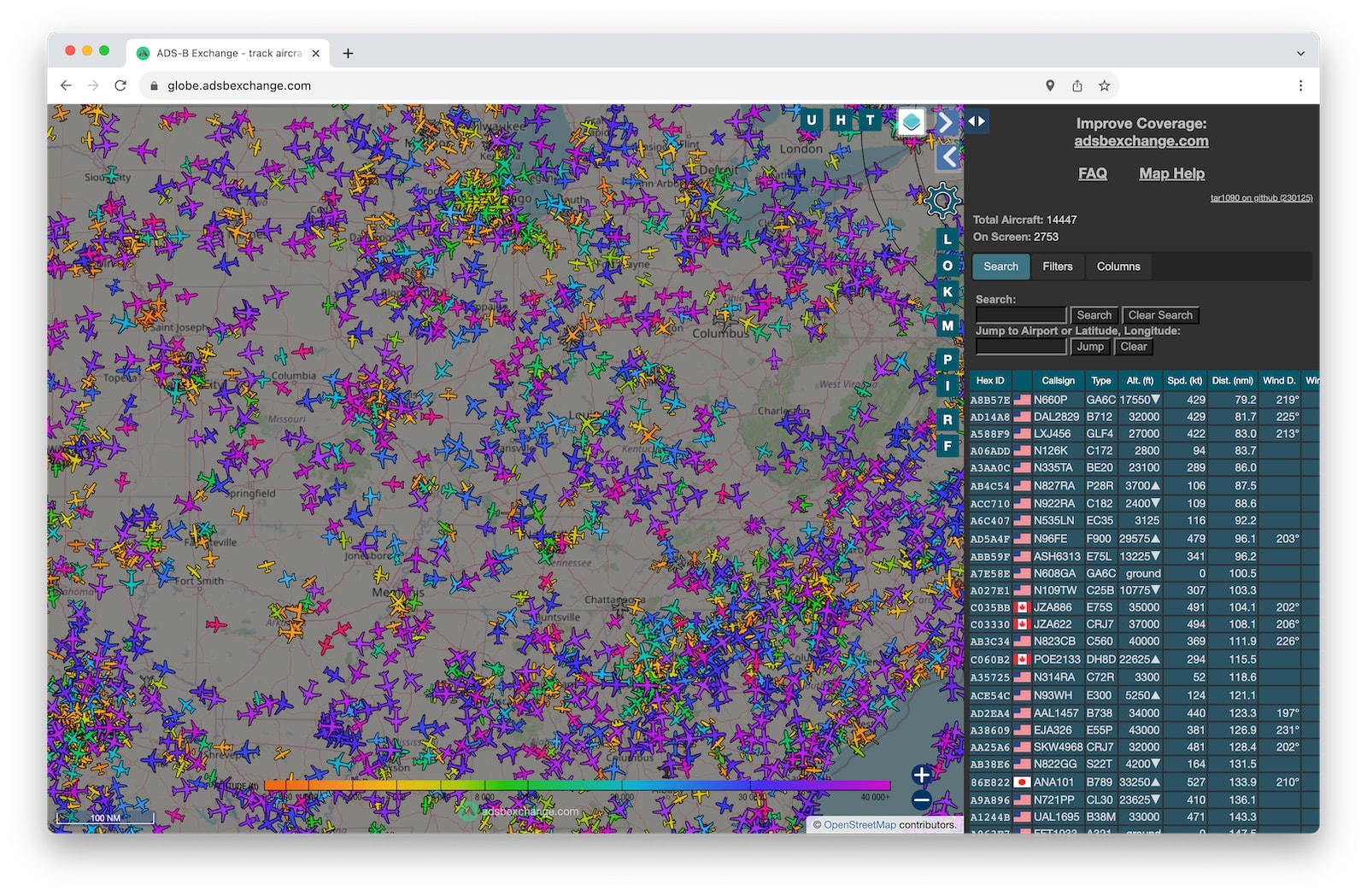 abs exchange radar