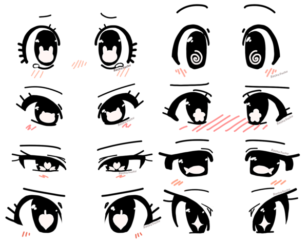 anime drawing ideas eyes