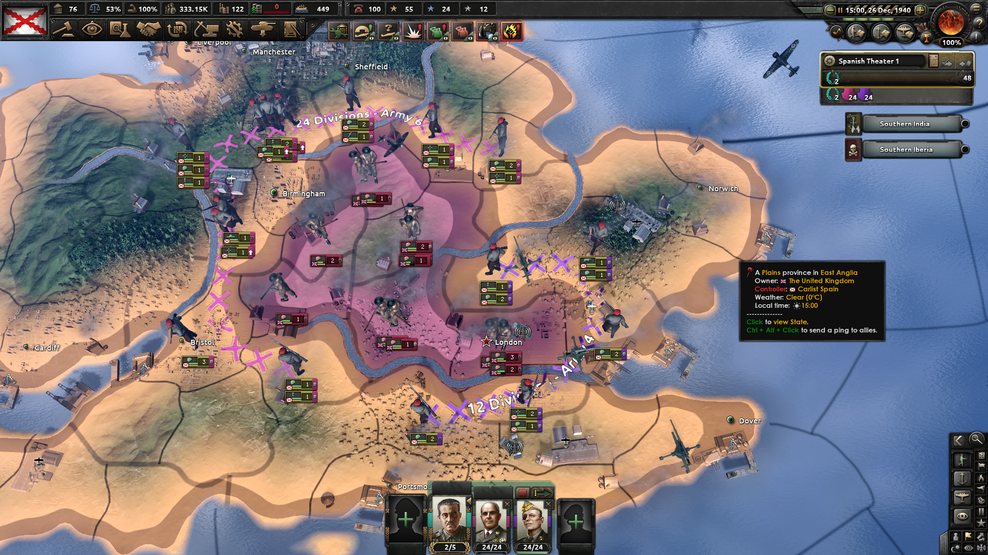 hoi4 cheat win war