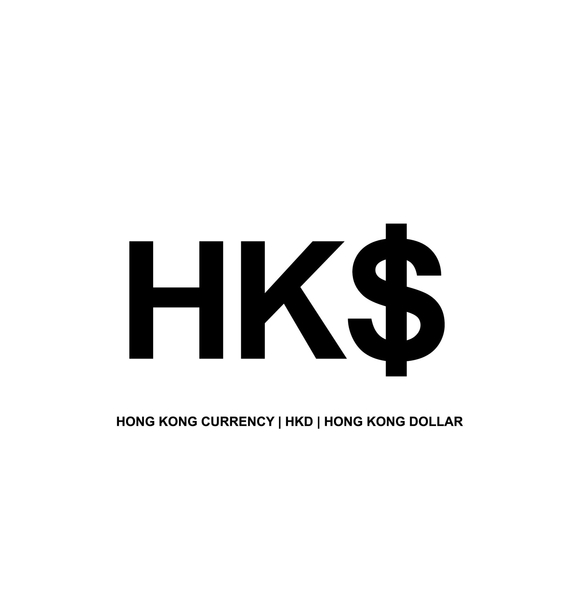 hong kong dollar sign