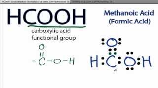 lewis diagram for hcooh