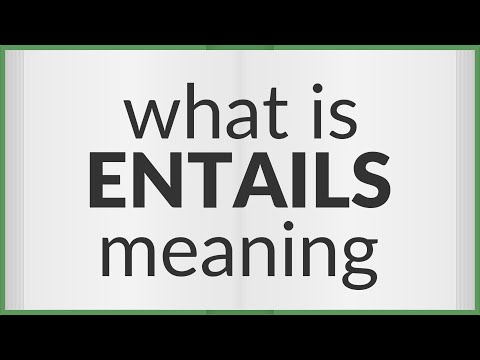 another word for entails