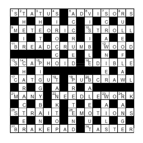 petty details 6 letters crossword