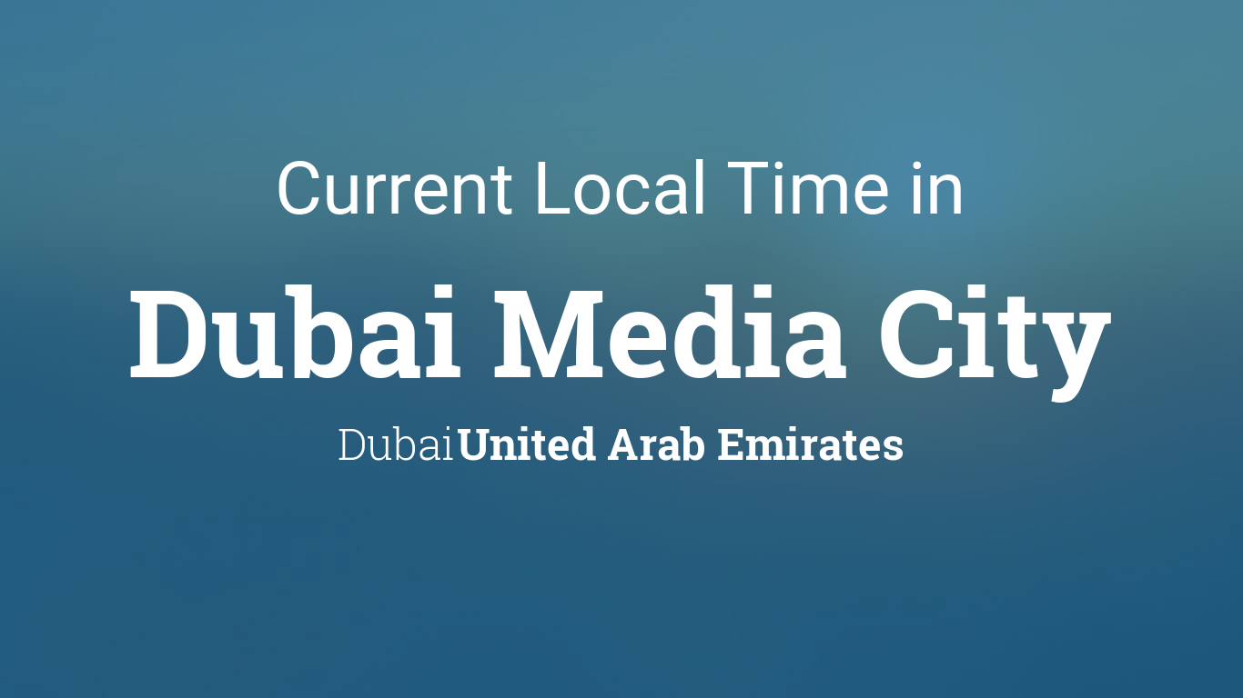 current local time in dubai