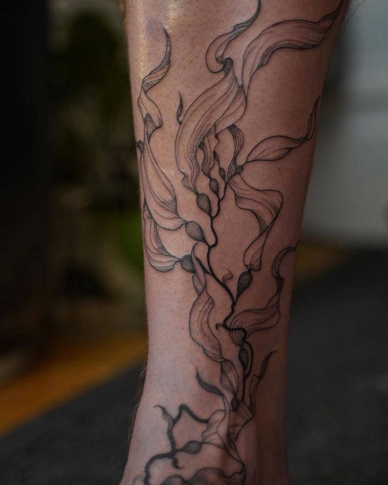 seaweed tattoo designs