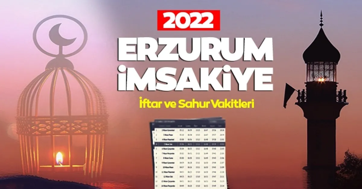 sabah namazı erzurum kaçta