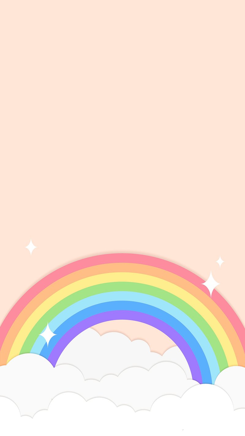 rainbow wallpaper pastel