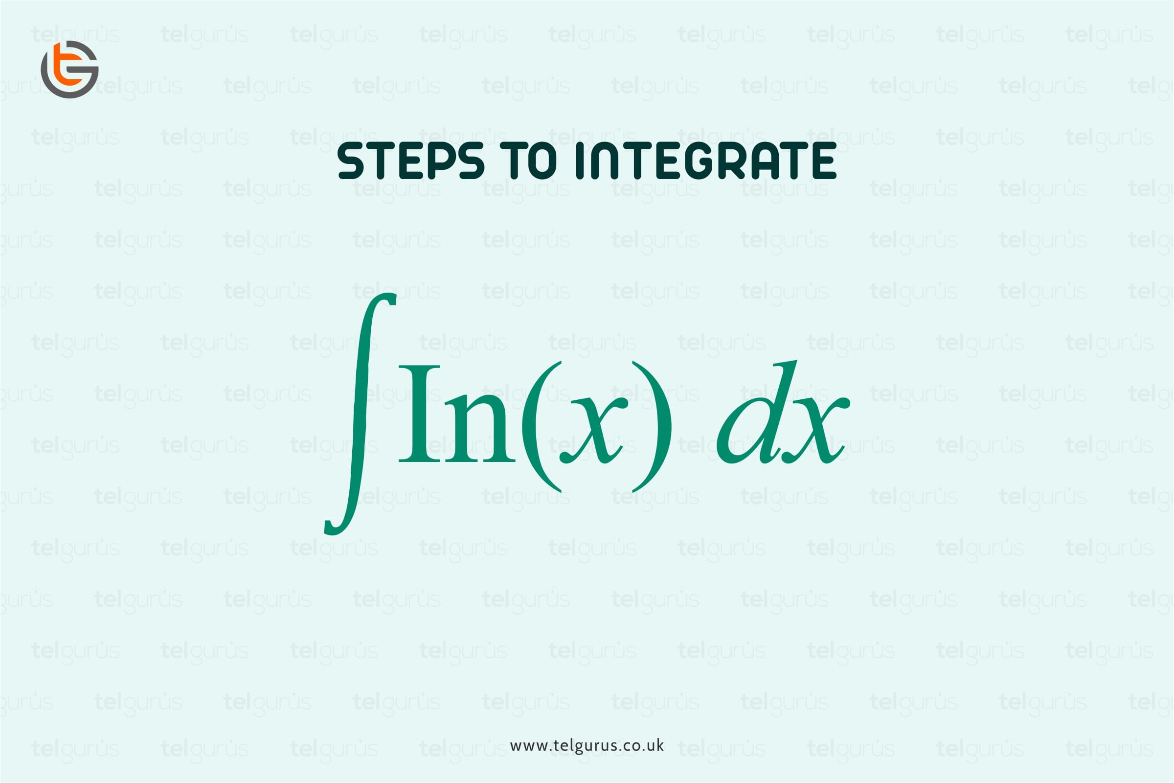 integrating ln x