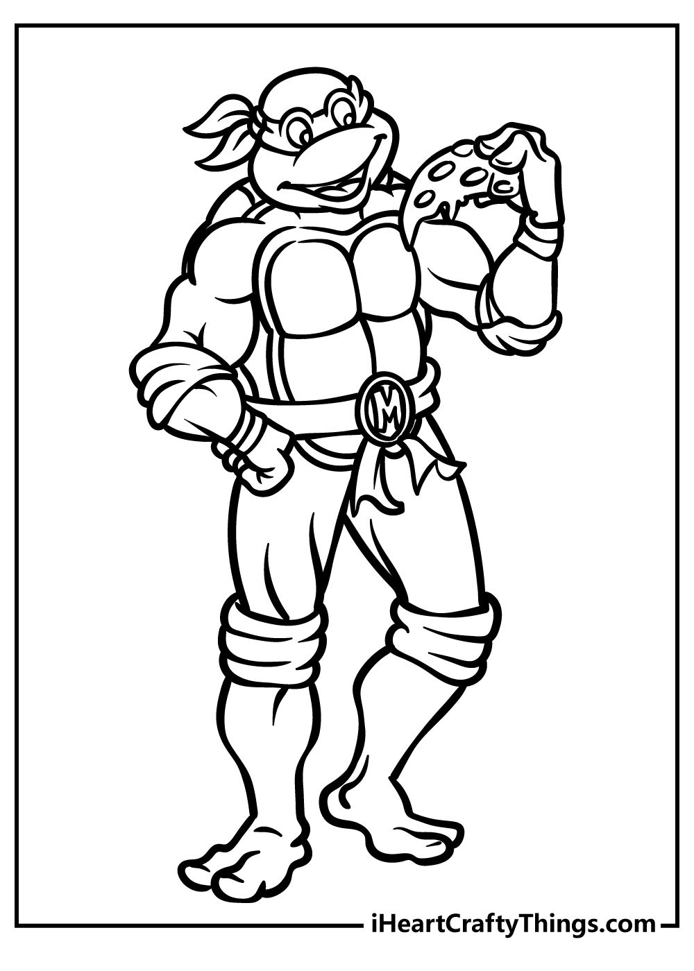 colour in ninja turtles