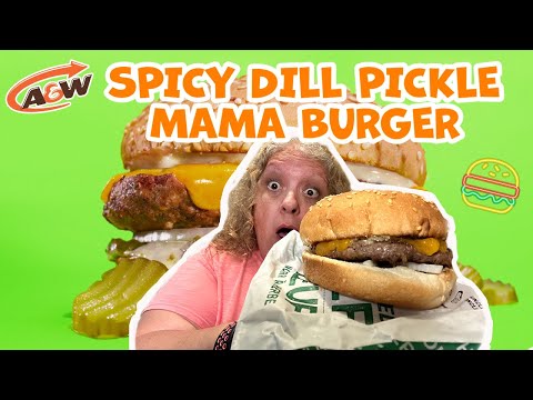 spicy dill pickle mama burger