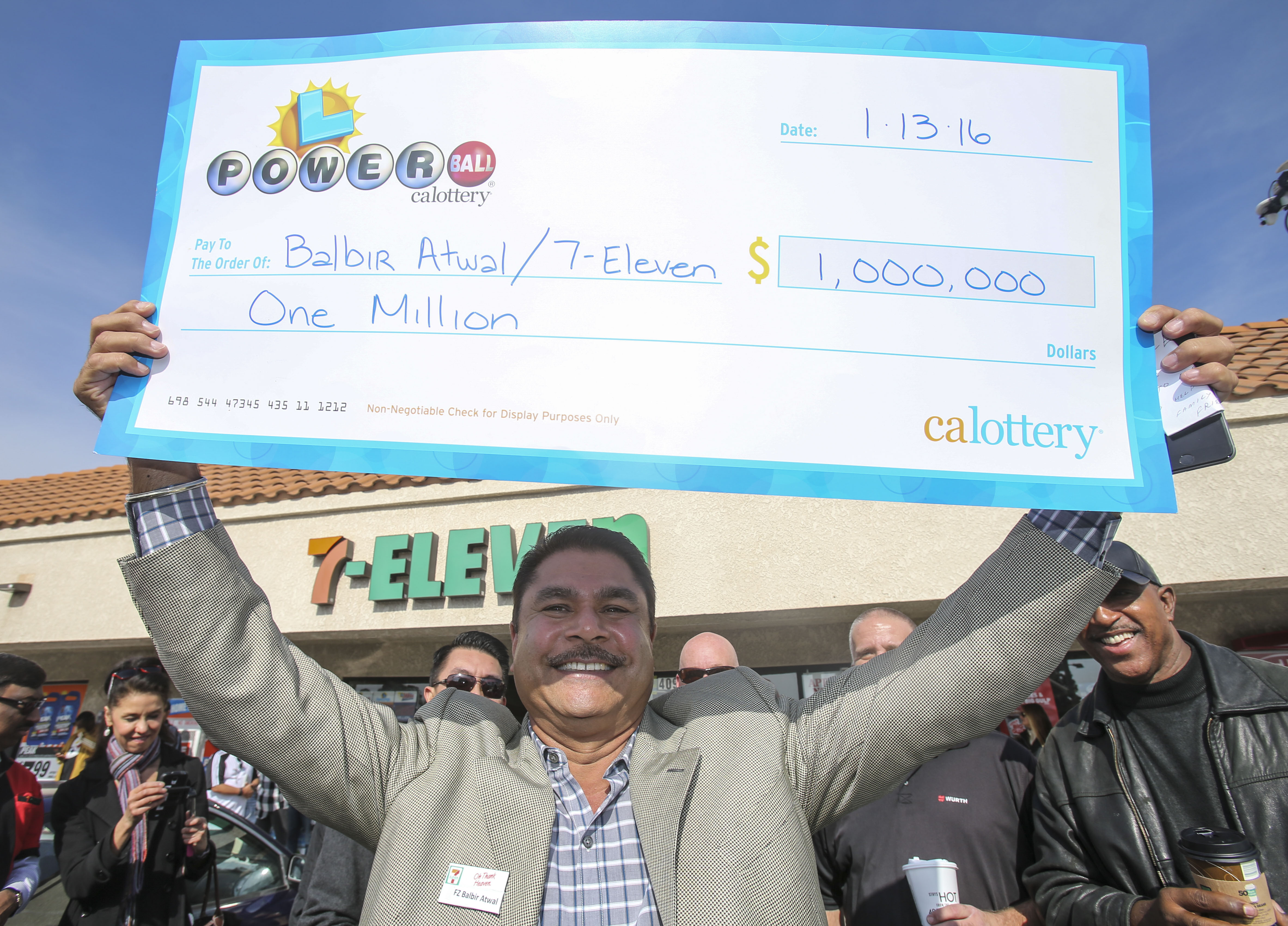 why is the powerball winner always in california