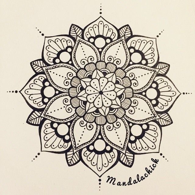 flower design mandala