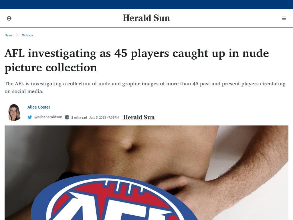 afl naked players