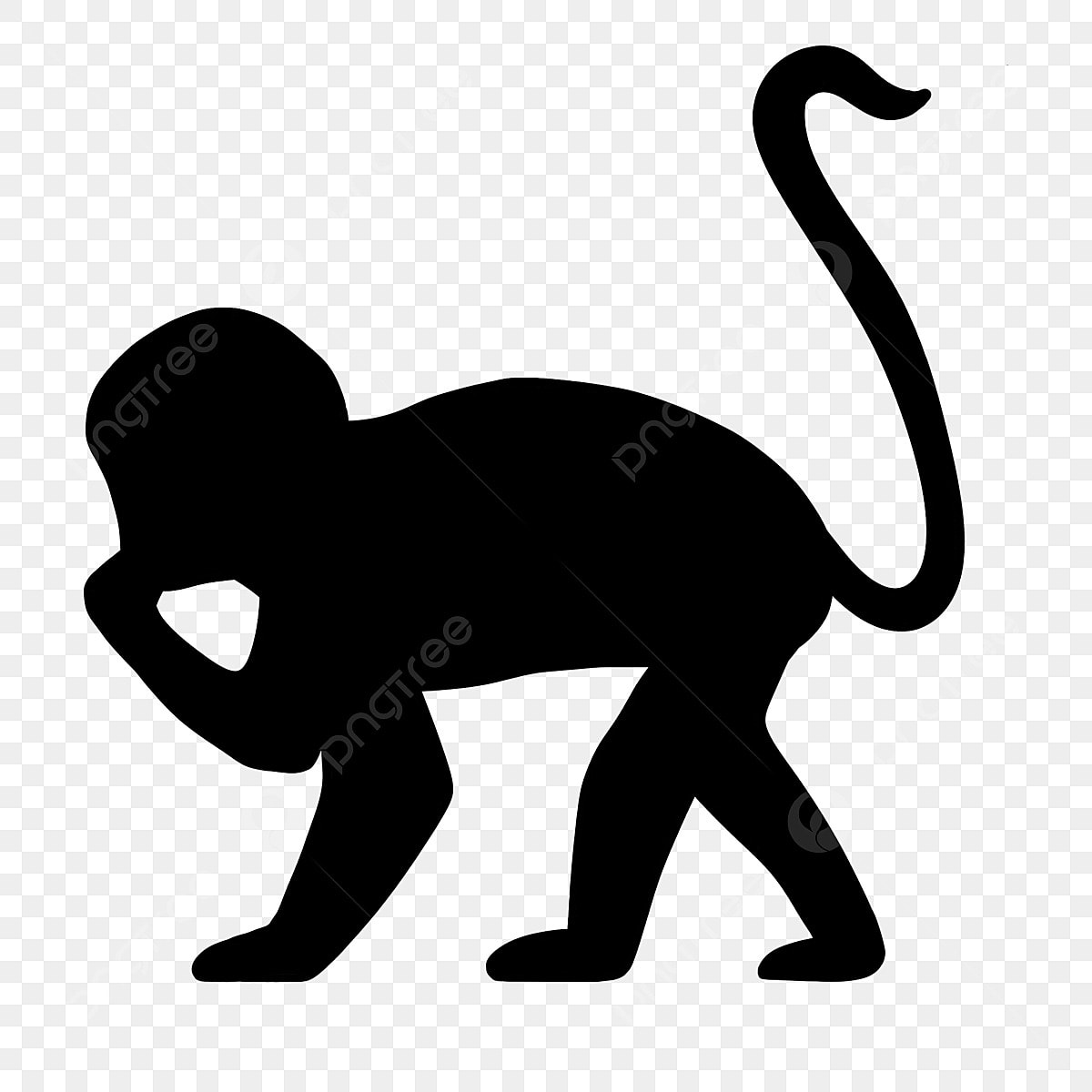 monkey silhouette