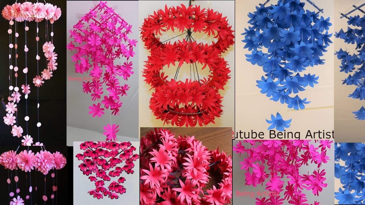 flower hanging craft