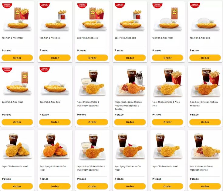 mcdonalds menu prices philippines