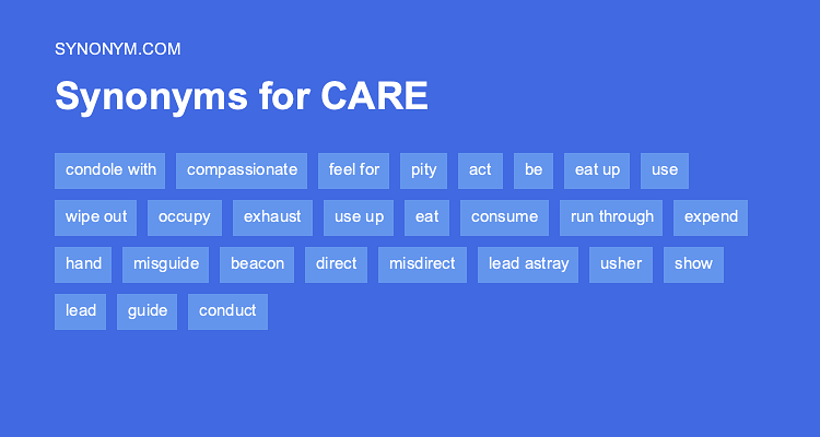 synonyms for caring