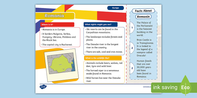 romania fact file