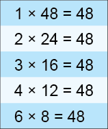 factors of 48