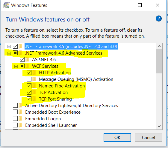 405 method not allowed wcf