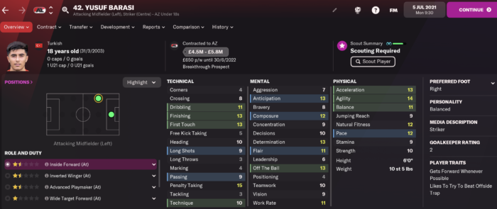 fm 22 türk wonderkids