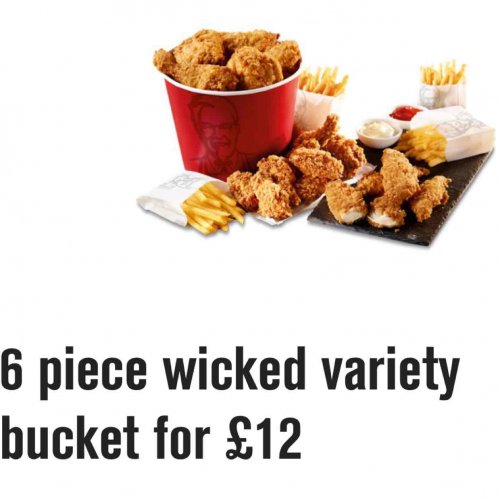 kfc wicked variety bucket