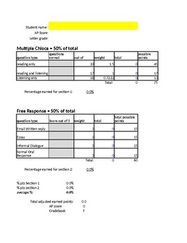 ap chinese exam score calculator