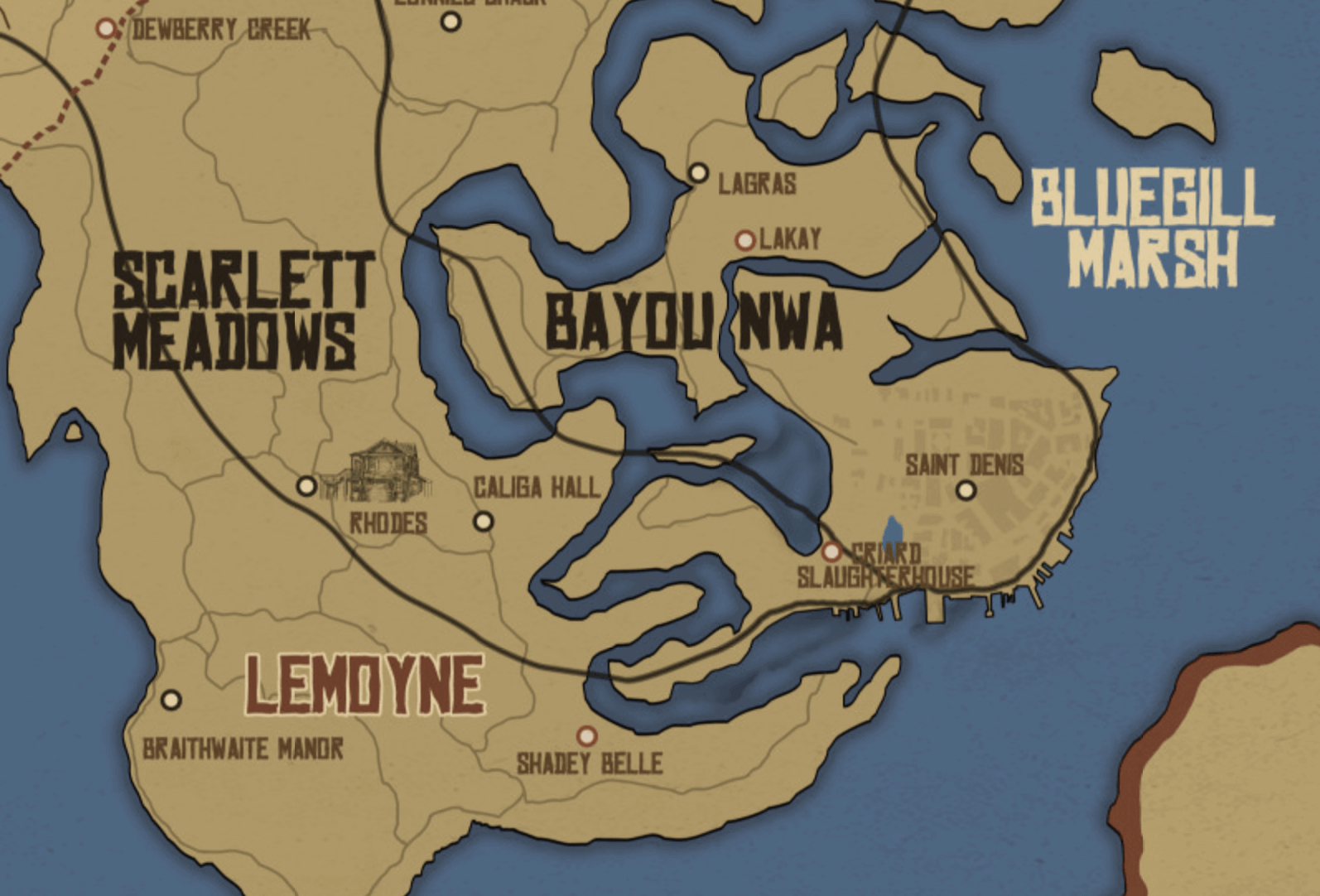 rdr2 map