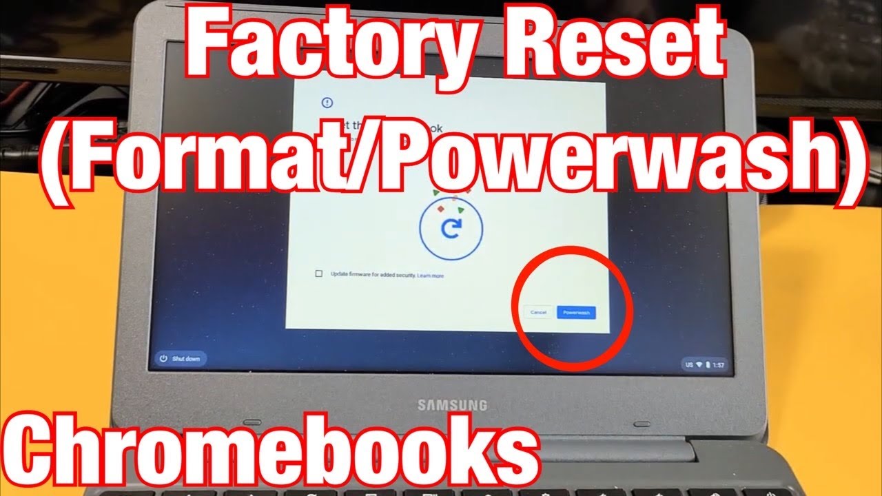 how to factory reset a acer chromebook