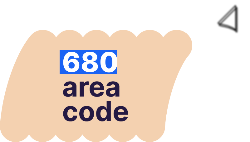 area code 680 location