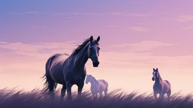 horse wallpapers aesthetic