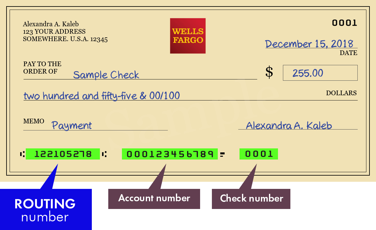 wells fargo pa routing