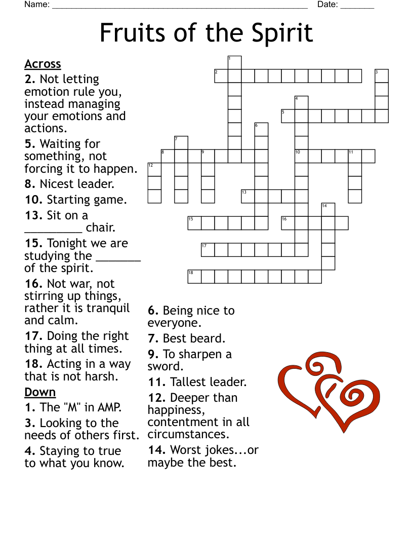 spirited crossword