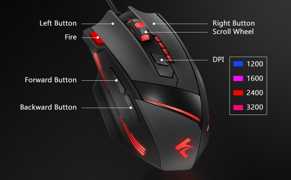 hcman gaming mouse