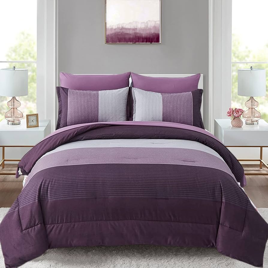 purple bed in a bag queen size