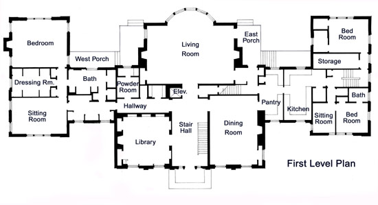 floor plans mansion