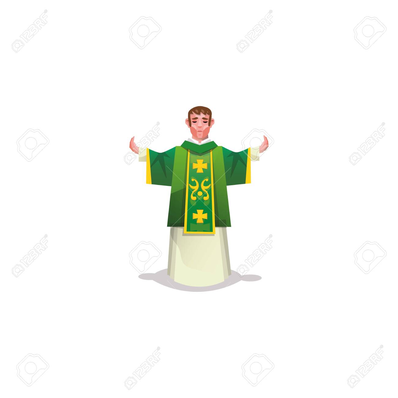 catholic priest clipart