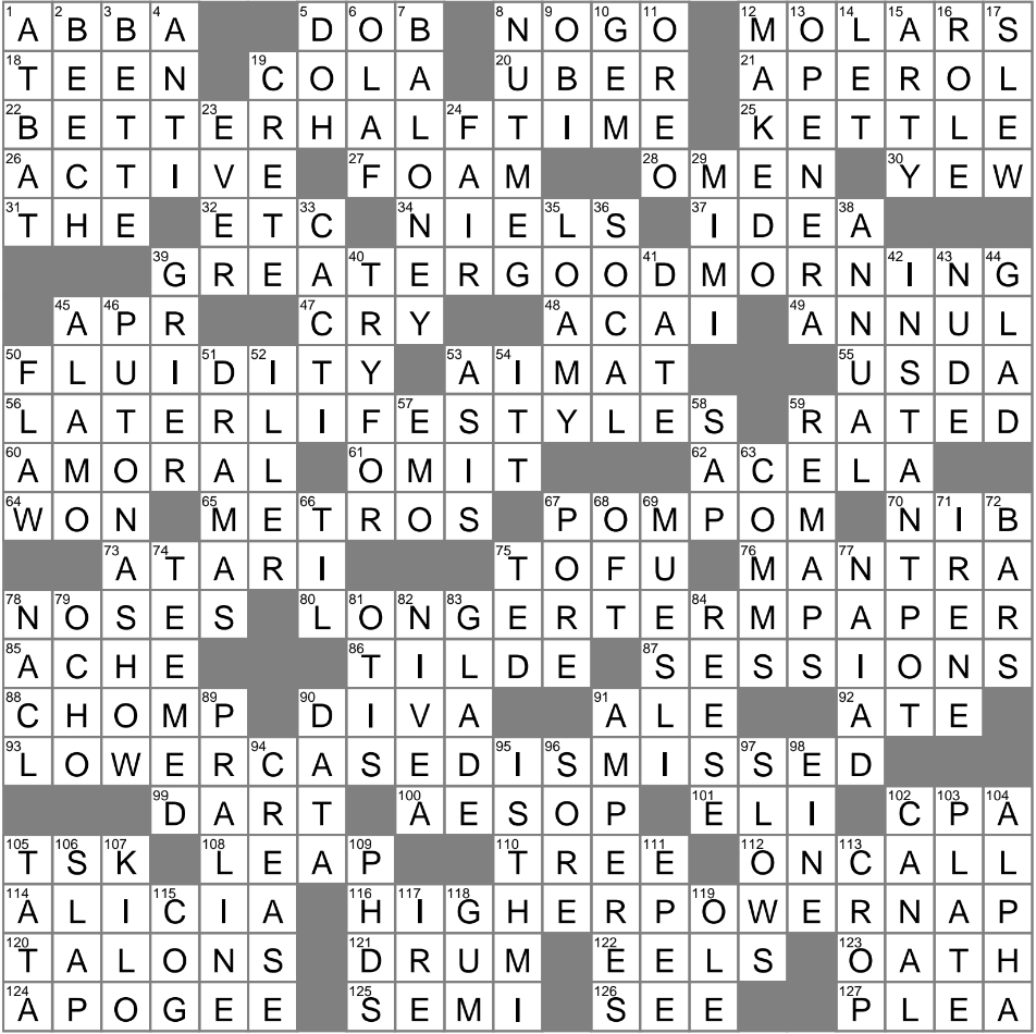 talon crossword clue