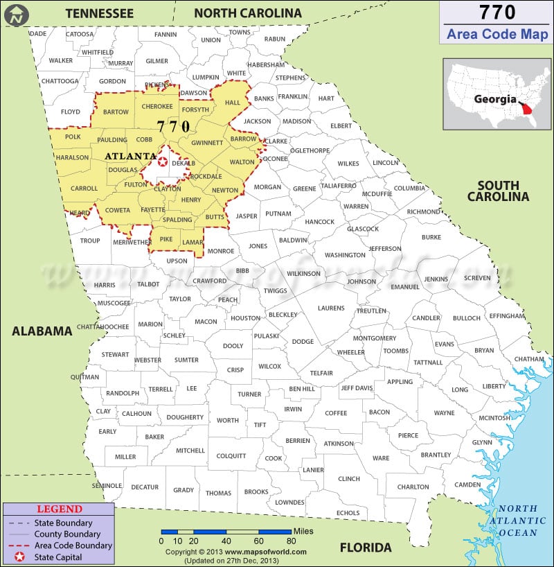 zip code for area code 770