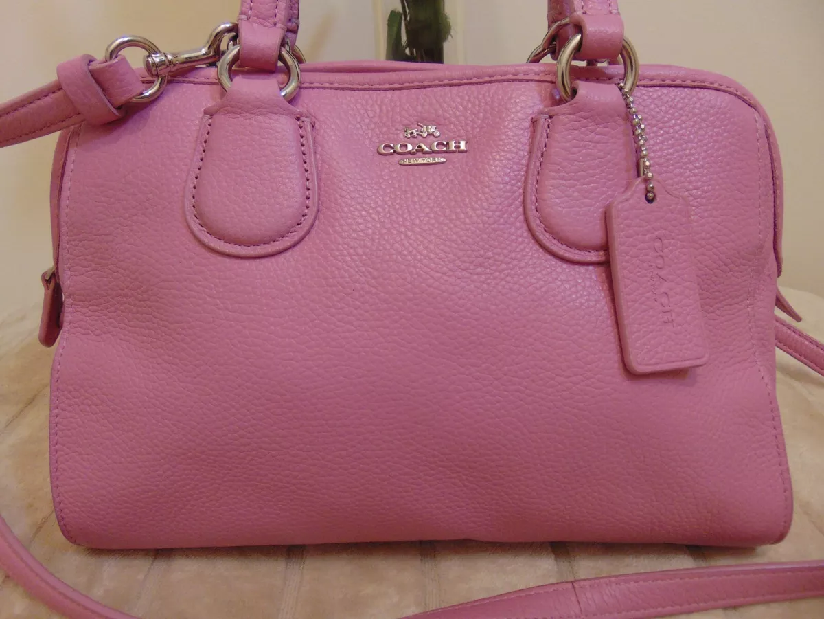 coach pink handbag