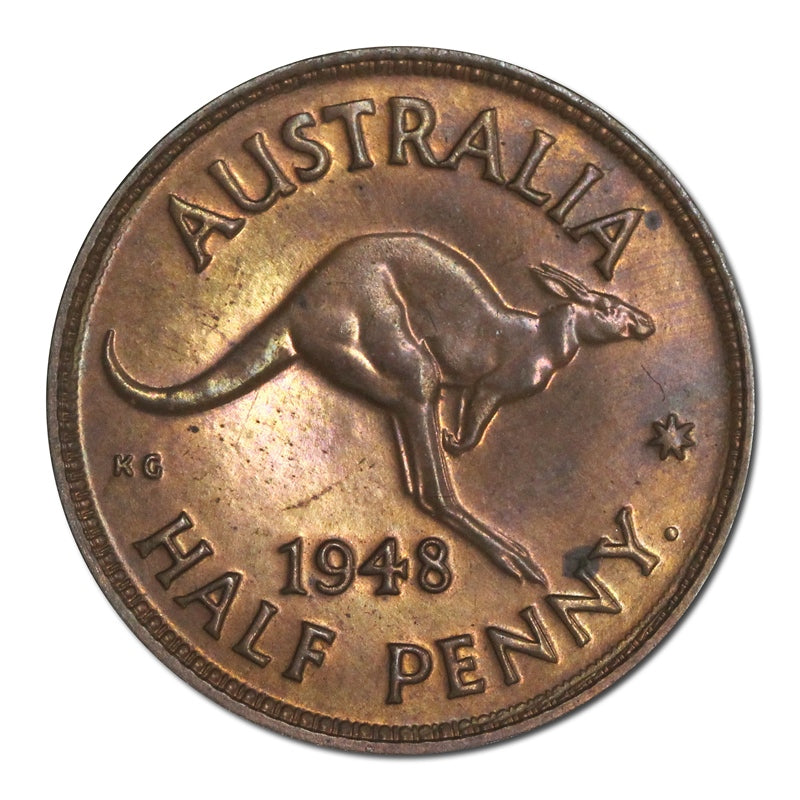 1948 australian half penny