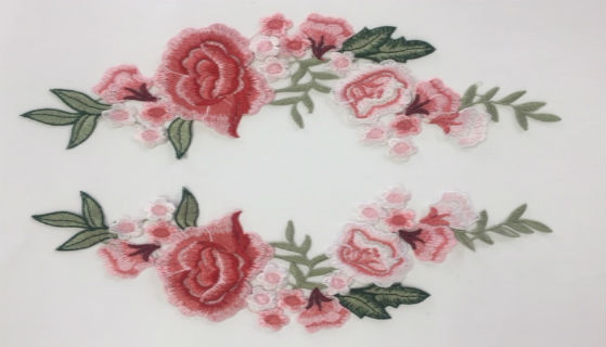 embroidered flower appliques