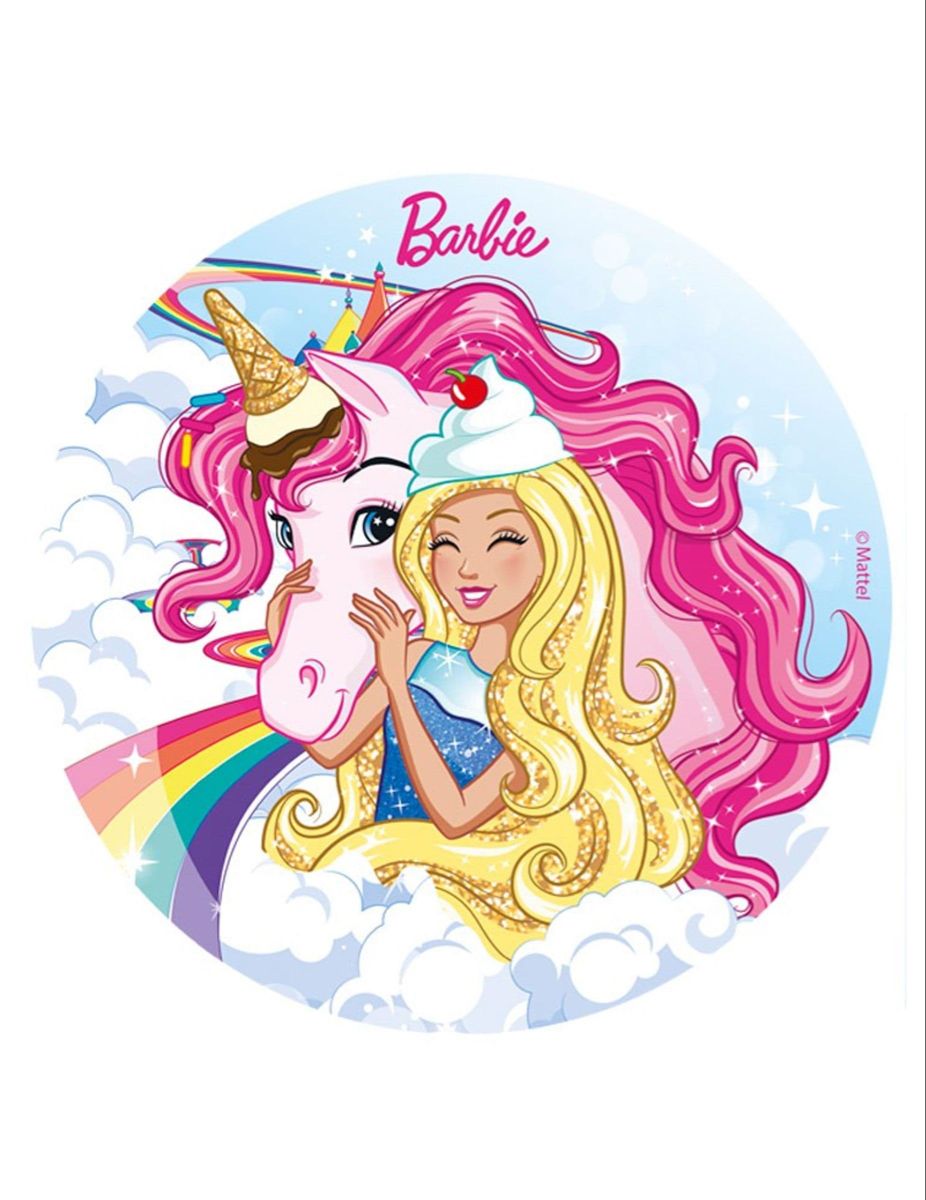 barbie and unicorn