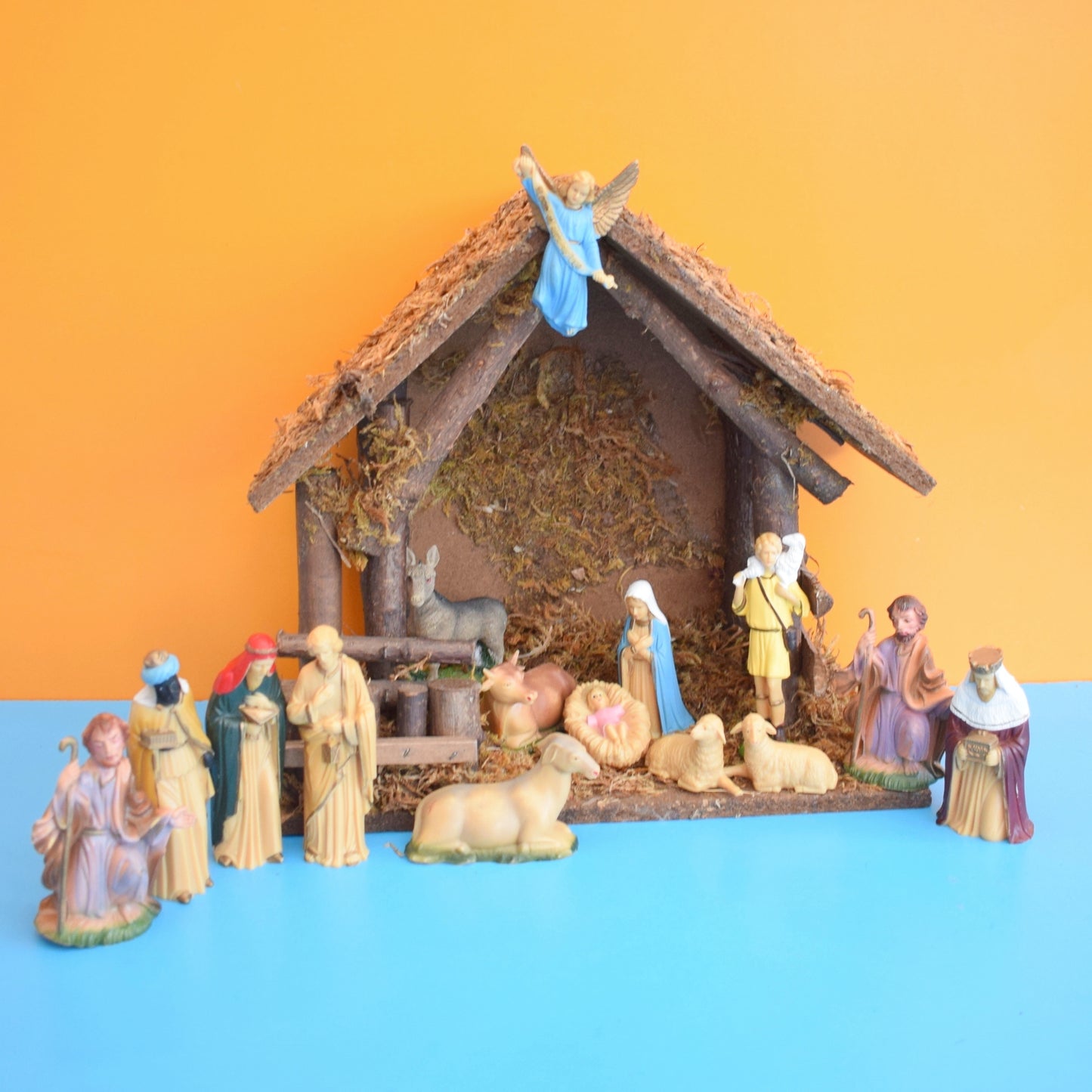 1970s nativity set