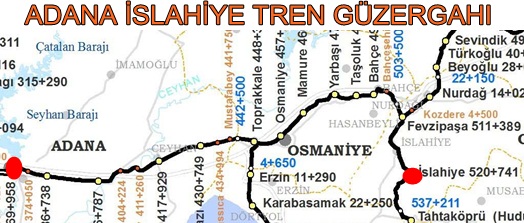 adana islahiye tren saatleri