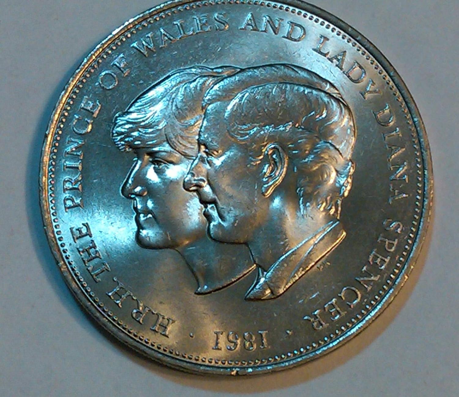 1981 prince of wales and lady diana coin