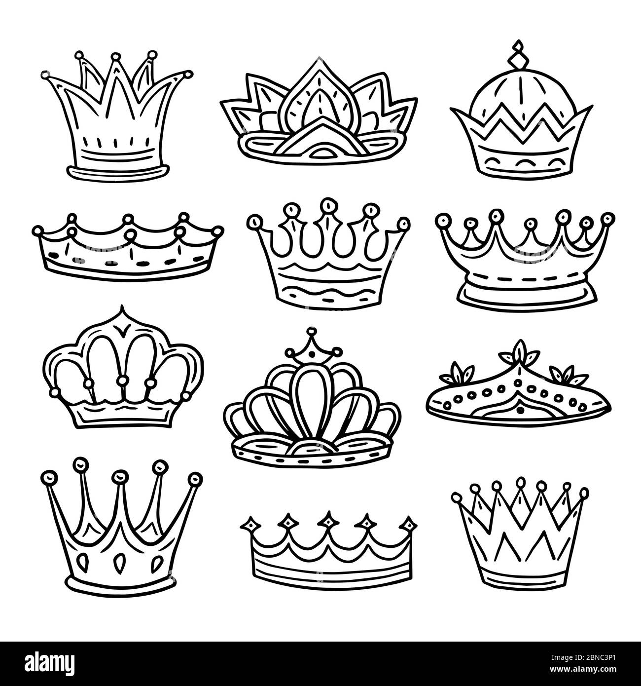 dibujos de coronas de reina