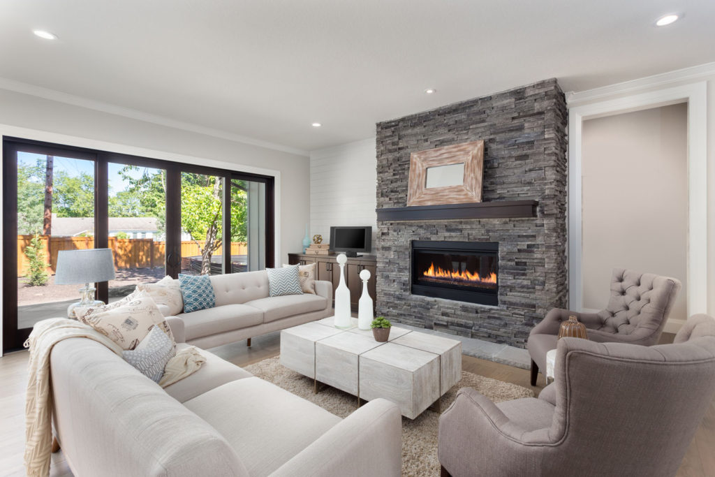 basement fireplace ideas