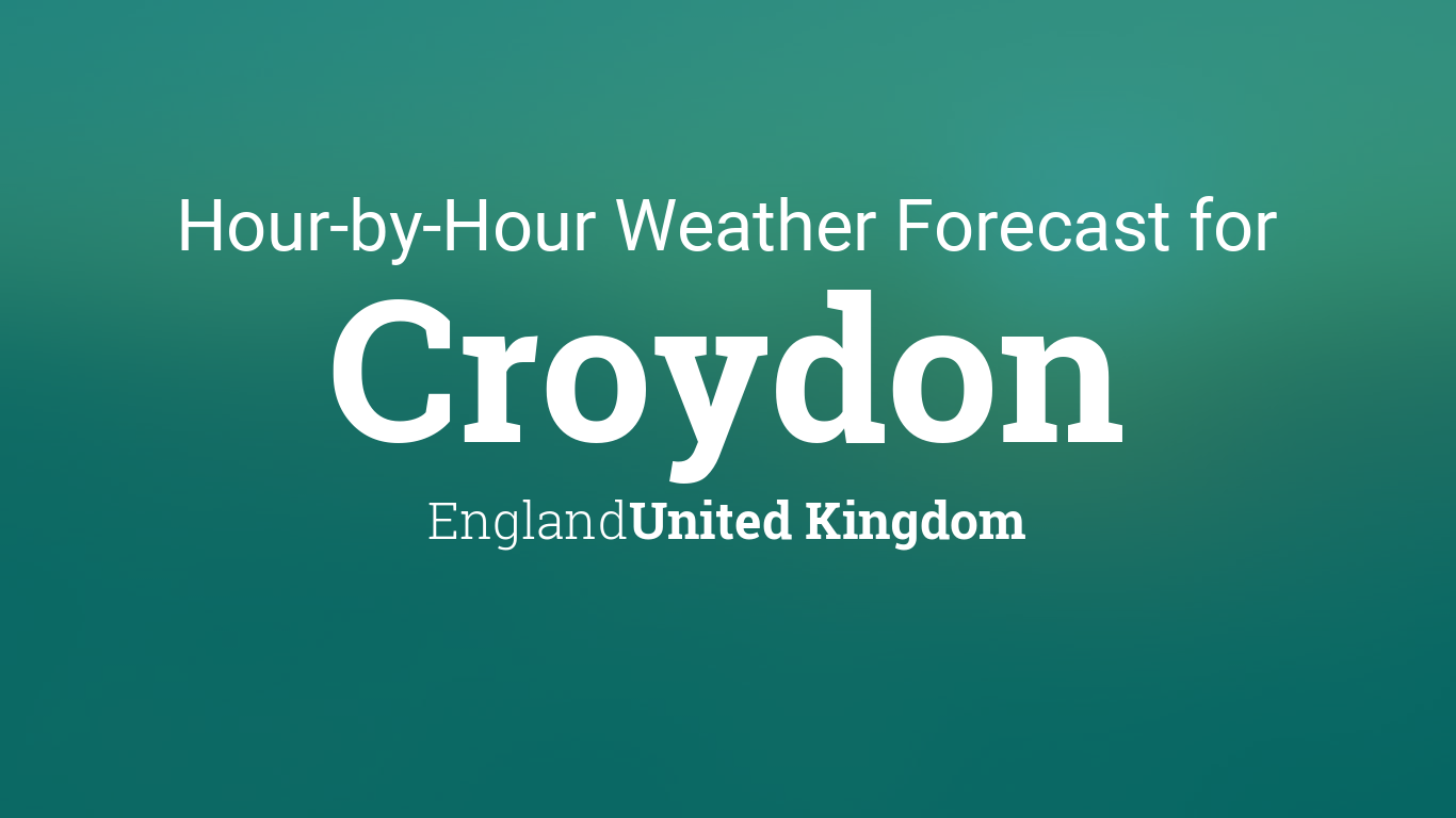 weather today croydon