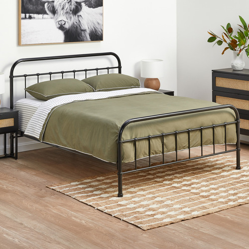 black metal bed frame canada